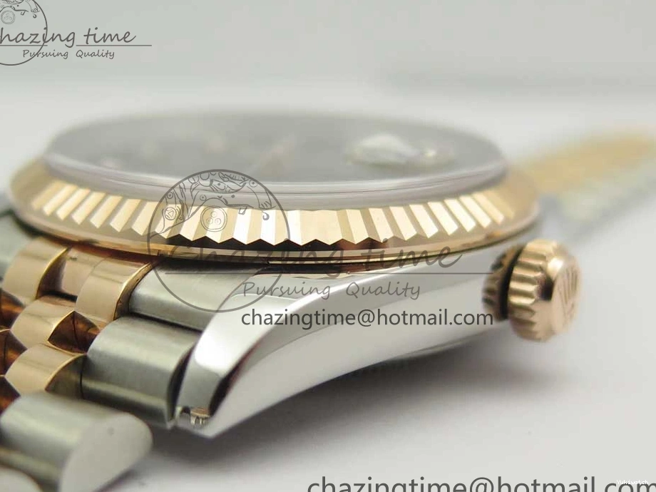 Black 904 36mm Jubilee Wrapped RG Bracelet 116231 GMF SS SS RG DateJust on Dial Diam A2836 Wrapped 0313